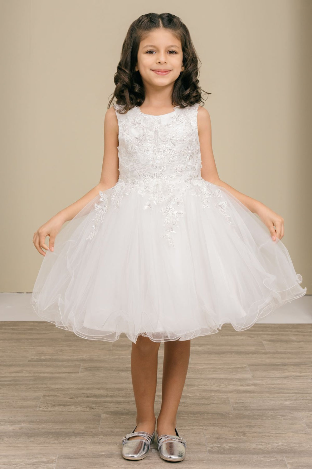 Lace tulle dress – Zeni Fashion
