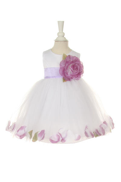 Little baby girl floral skirt with flouncy sash