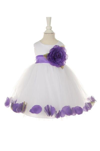 Little baby girl floral skirt with flouncy sash