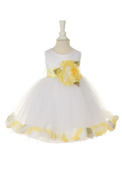 Little baby girl floral skirt with flouncy sash