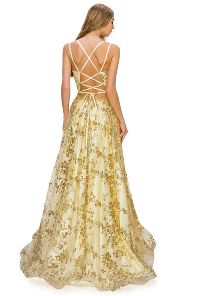 FINAL SALE: women evening dress with junior open back spaghetti glitter with sequin beaded waist