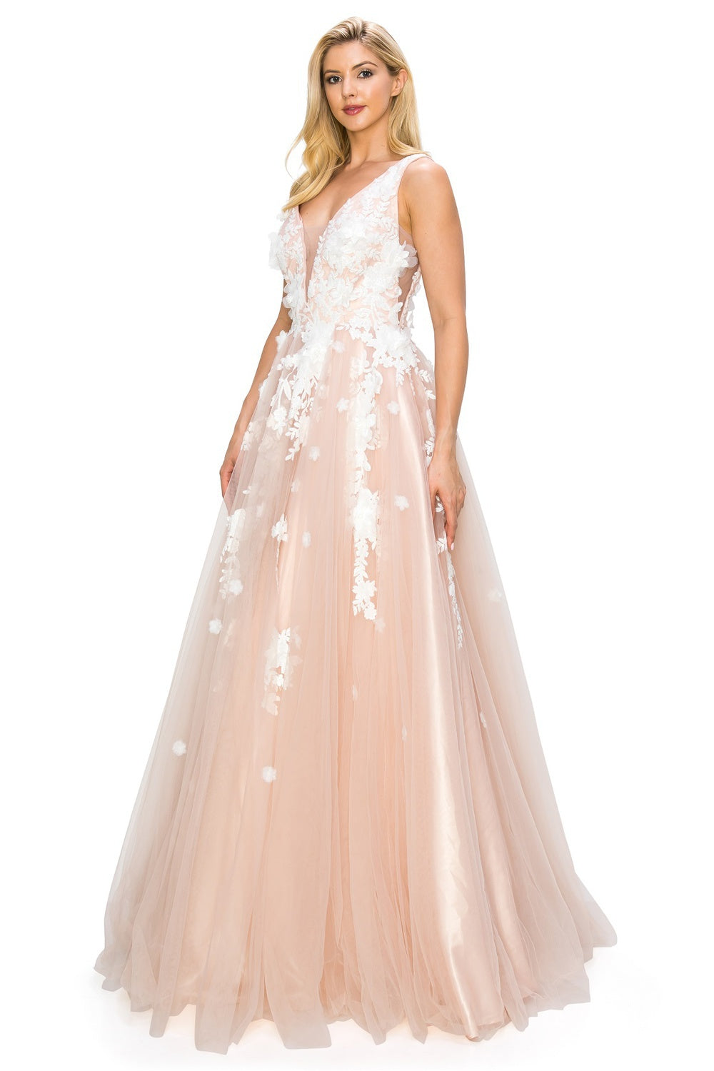 formal black dress with heels Beautiful Shiny Tulle Long A-Line Pink Corset Prom Dress, Off the Shou main image 0