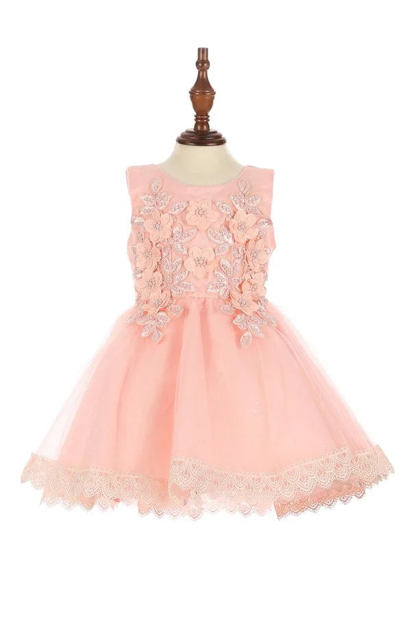 Little baby girl flower lace skirt baby tulle dress