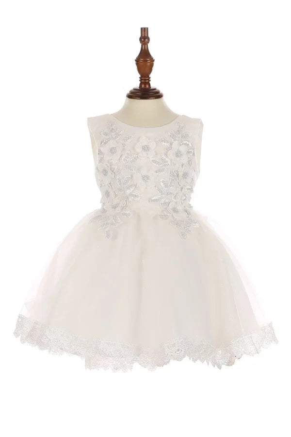 Little baby girl flower lace skirt baby tulle dress