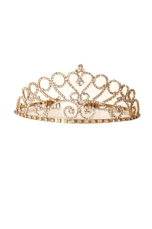 Girl pageant crown with Rhinestone