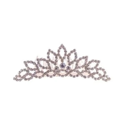 Girl pageant crown with rhinestone