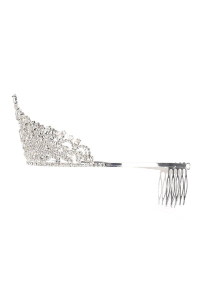 Girl pageant crown with rhinestone